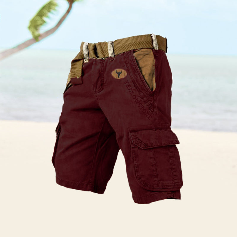 Short cargo – design en coton durable avec multiples poches pour un usage quotidien