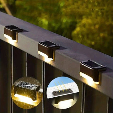 LumiGlow – Solcelledrevet LED Væglampe til Udendørs Belysning i Have og Terrasse