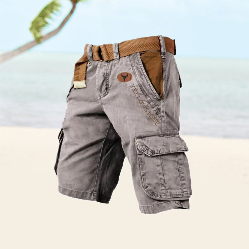 Short cargo – design en coton durable avec multiples poches pour un usage quotidien