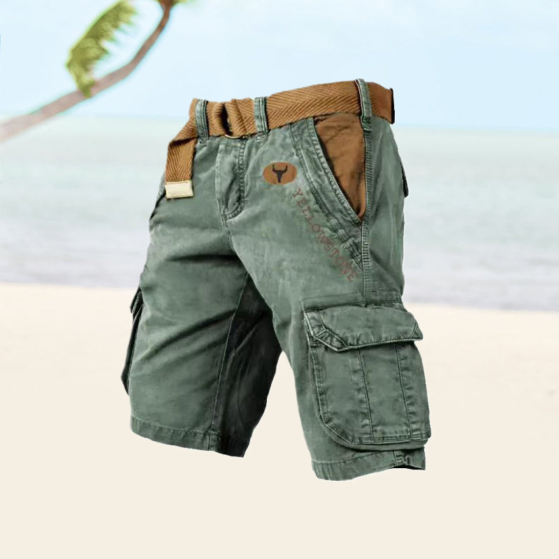 Short cargo – design en coton durable avec multiples poches pour un usage quotidien