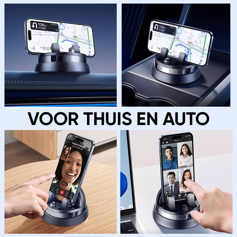 360° Rotating Phone Holder – Universal Dashboard Mount with Secure Non-Slip Grip