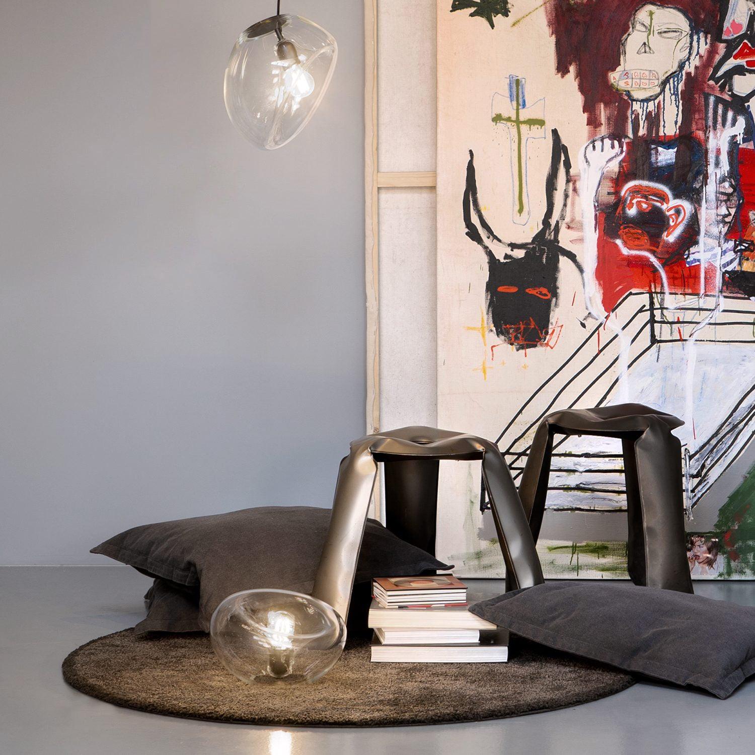 DropLight - Hængende Vanddråbe-Pendel med Glød, Omgivende Glød