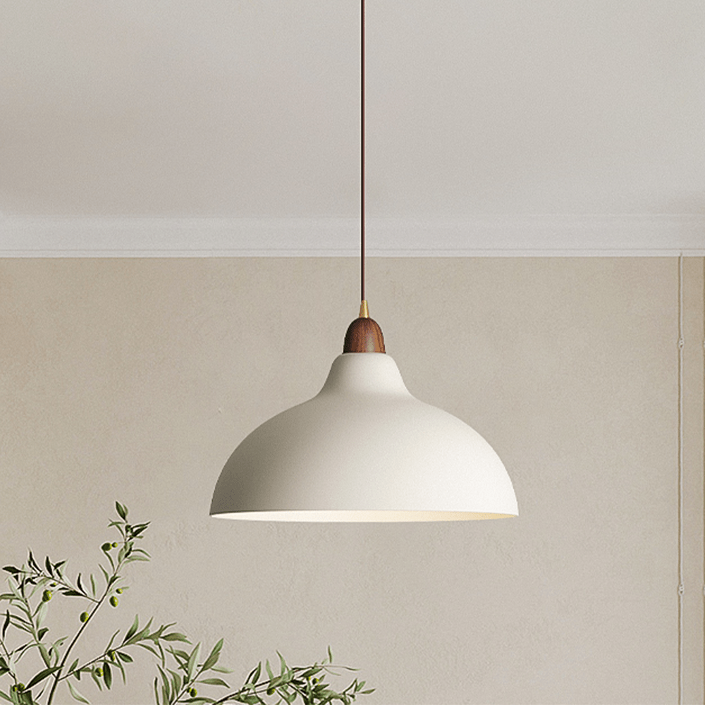 Suspension – Design scandinave avec cordon réglable et construction durable en bois et métal