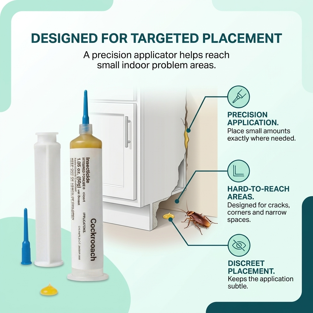 Cockroach Gel Bait – Targeted Application, Fast Action & Long-Lasting Control