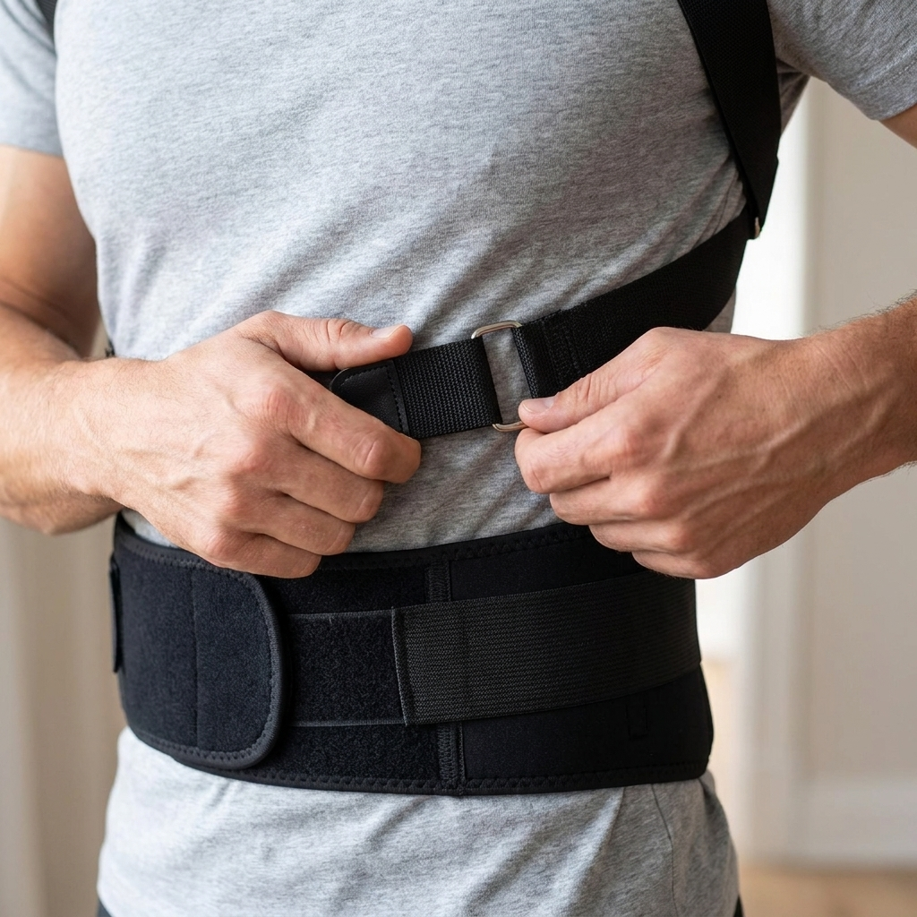 Correcteur de posture avec ceinture dorsale – Support complet réglable pour hommes et femmes