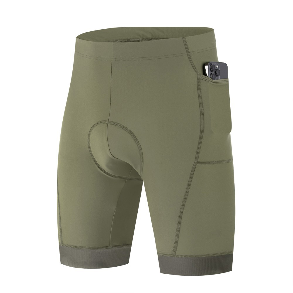 Men's Cycling Shorts – Gel Padding with Grip Legs and Reflective Trim