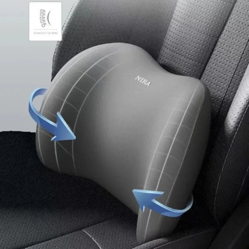 Coussin de voiture ergonomique – Support lombaire et cervical en mousse à mémoire de forme pour une conduite confortable