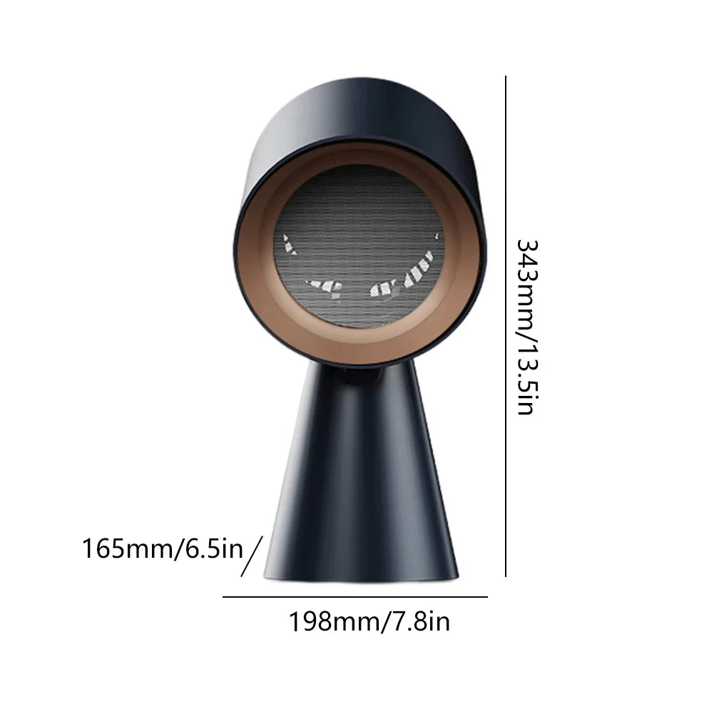 Ventilateur de cuisine portable – Design silencieux rechargeable par USB pour réduire la fumée intérieure à table