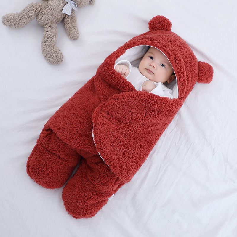 Couverture d'emmaillotage pour bébé – Enveloppe douce, respirante et facile à utiliser pour nouveau-nés
