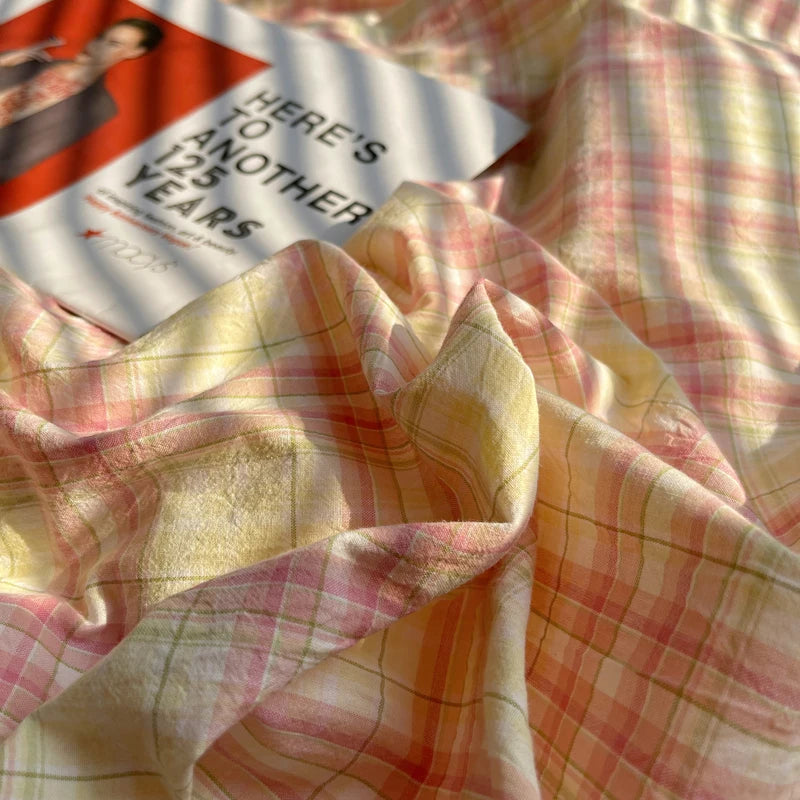 NordLoom – Pinkstribet Dynebetrækssæt i Blød Åndbar Bomuld