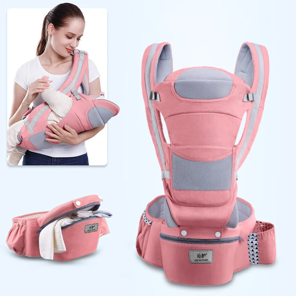 Porte-Bébé Ergonomique – Design Confortable, Ajustable & Respirant pour un Usage Quotidien