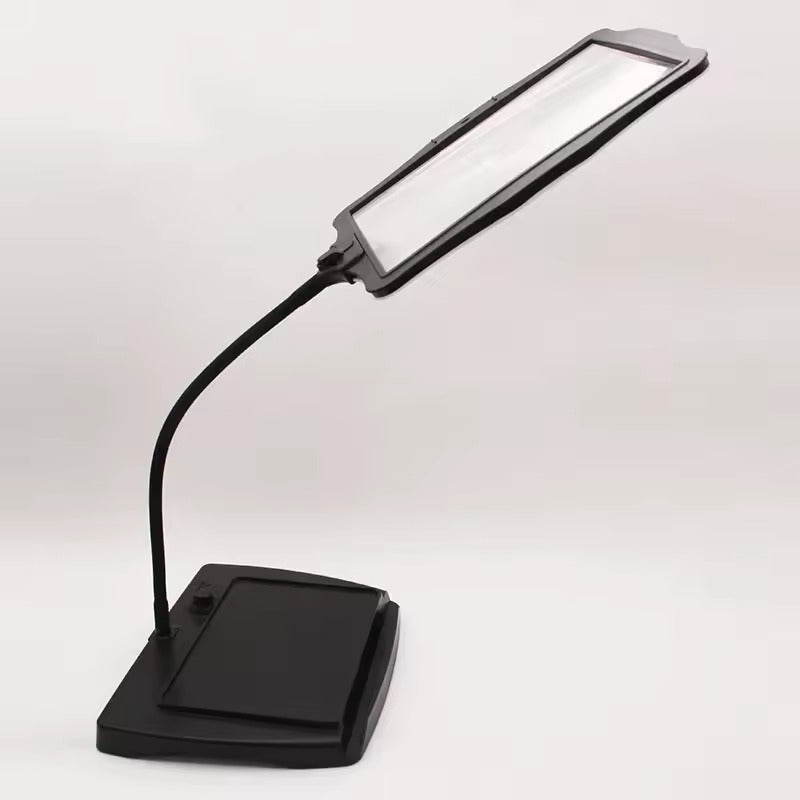LED Magnifying Floor Lamp – 3X Large Lens, Flexible Gooseneck & Hands-Free Light