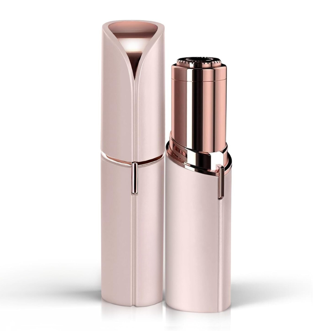 Épilateur pour poils du visage – Outil de précision doux avec tête à glissement fluide et design compact