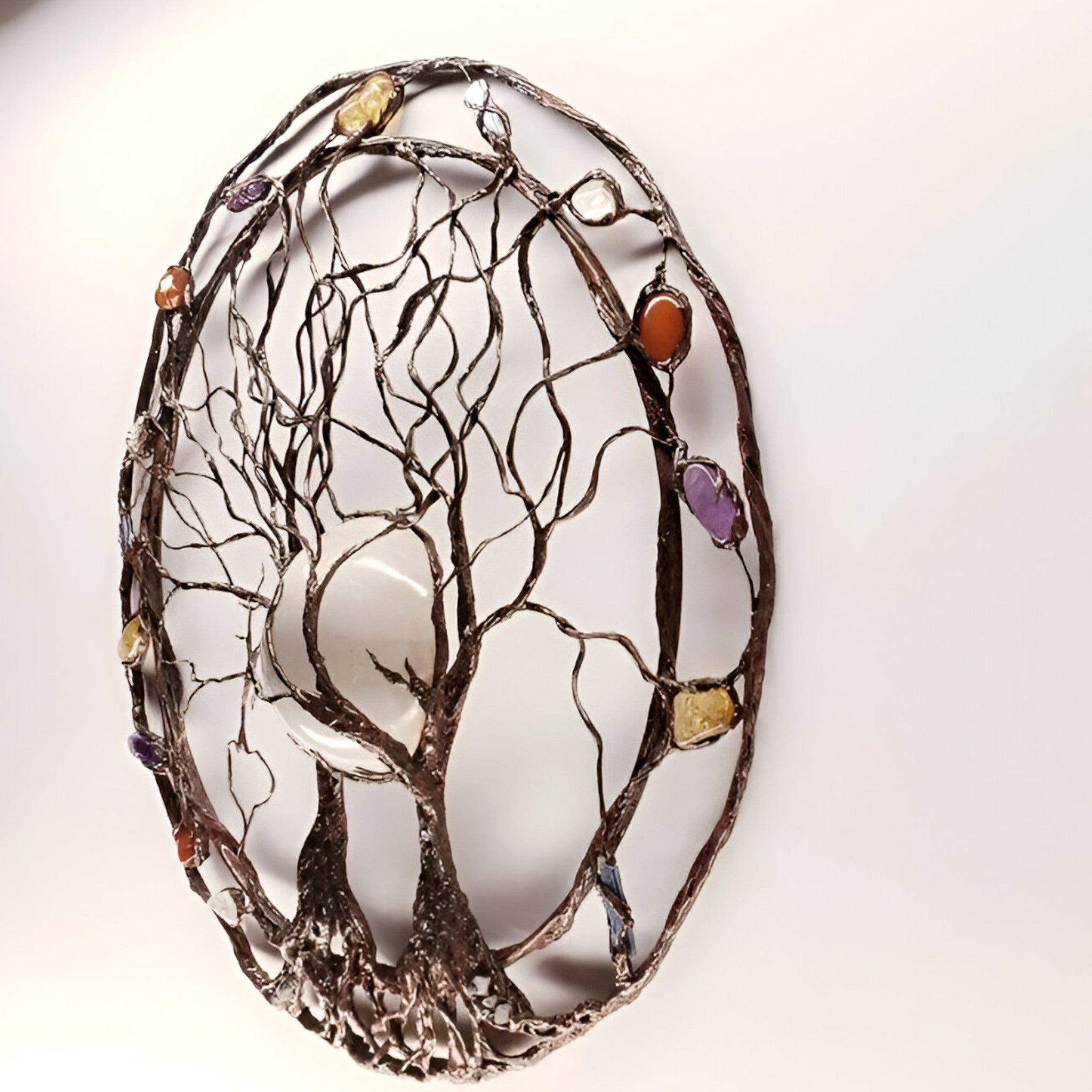 Décoration murale – Design moderne Arbre de Vie en métal avec détail décoratif élégant