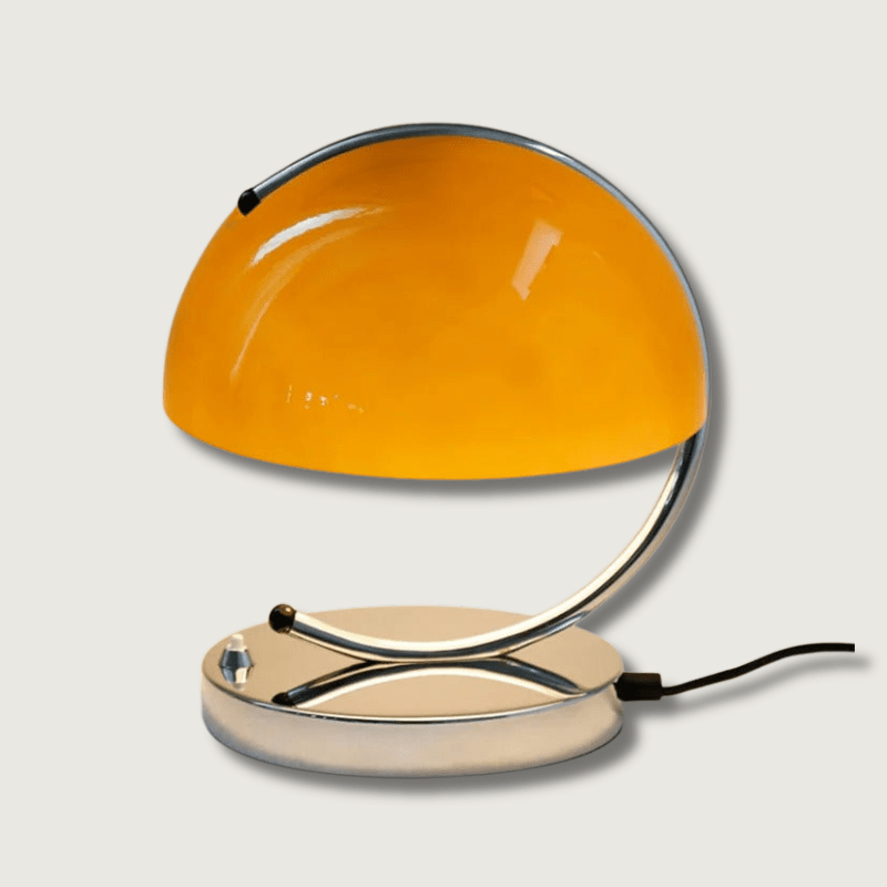 Glass Table Lamp – Modern Mushroom Design with Soft Ambient LED Lighting