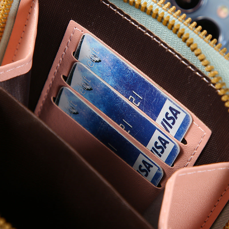 Anti-Theft Crossbody Phone Bag - RFID Blocking + Touchscreen Pocket