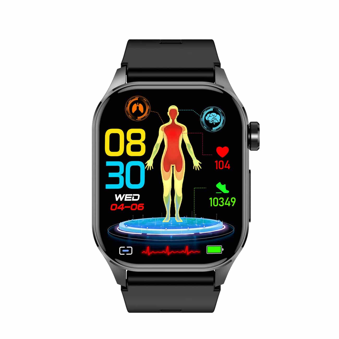 Smartwatch – HD Touchscreen Activity Tracker with Notifications & Long Battery Life