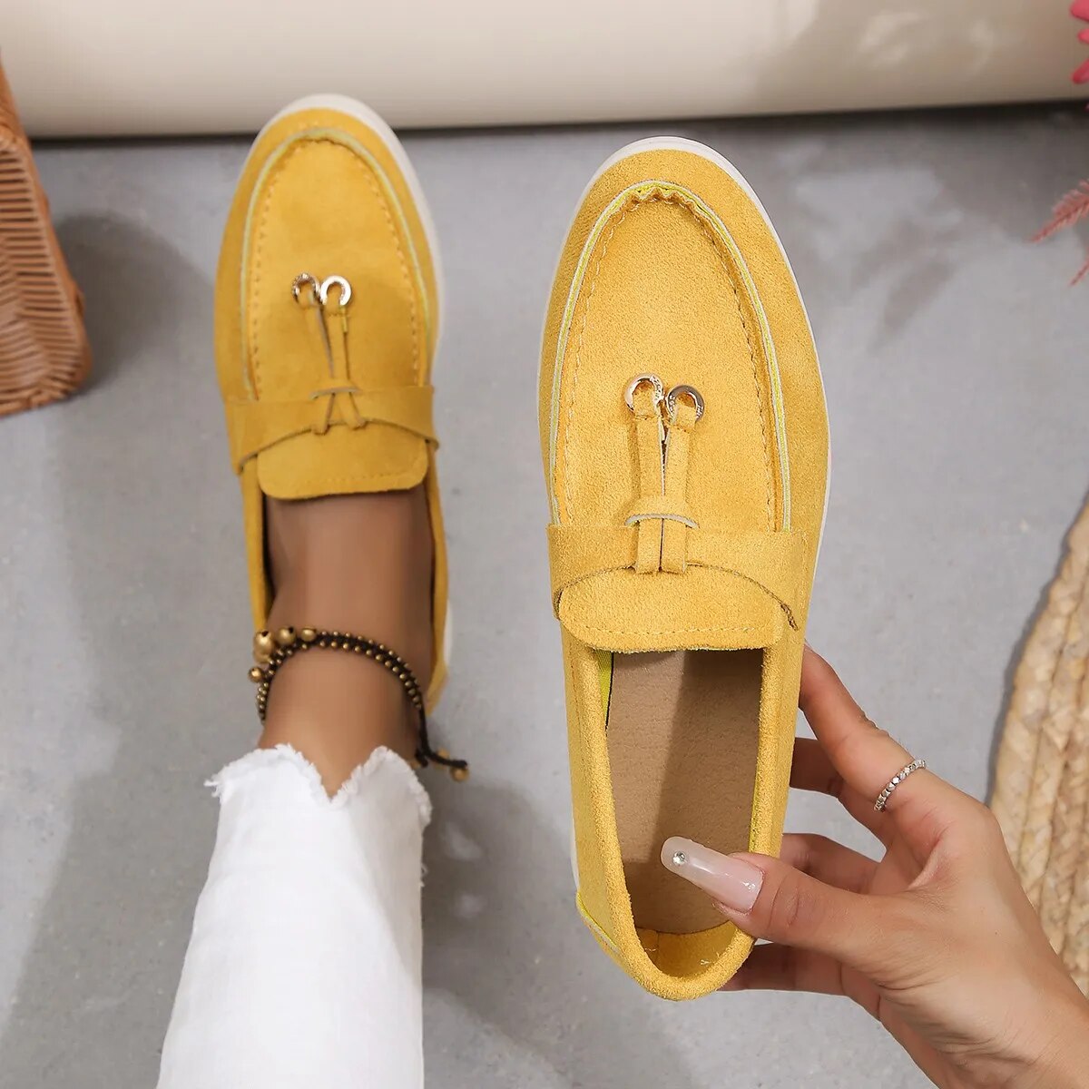Sanne - Chaussures élégantes pour toutes les occasions – Mocassins slip-on Sanne au style intemporel et confort quotidien
