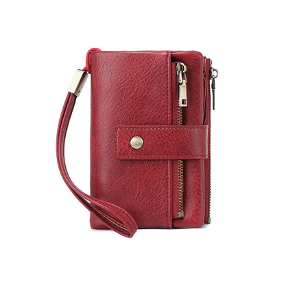 RFID-Blocking Tri-Fold Wallet | Secure Spacious Women’s Design