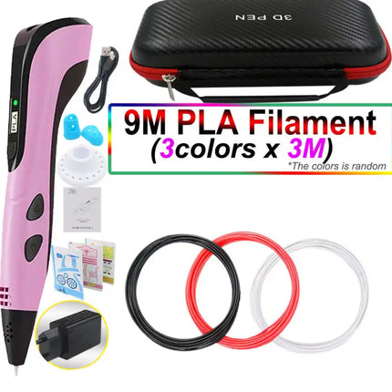 3D Printing Pen Set – Easy-Control Drawing Tool with PLA Filament & LED Display