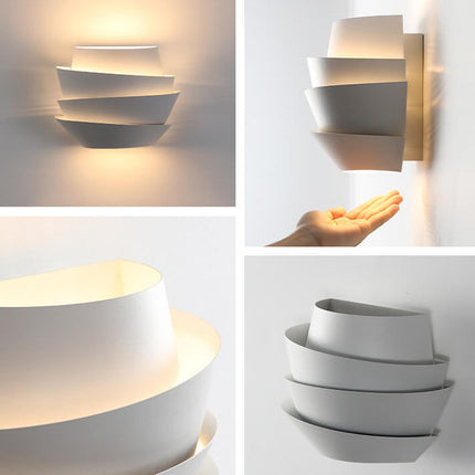 Modern Wall Light – Scandinavian Metal Sconce with Dual Light Points for Warm Ambience