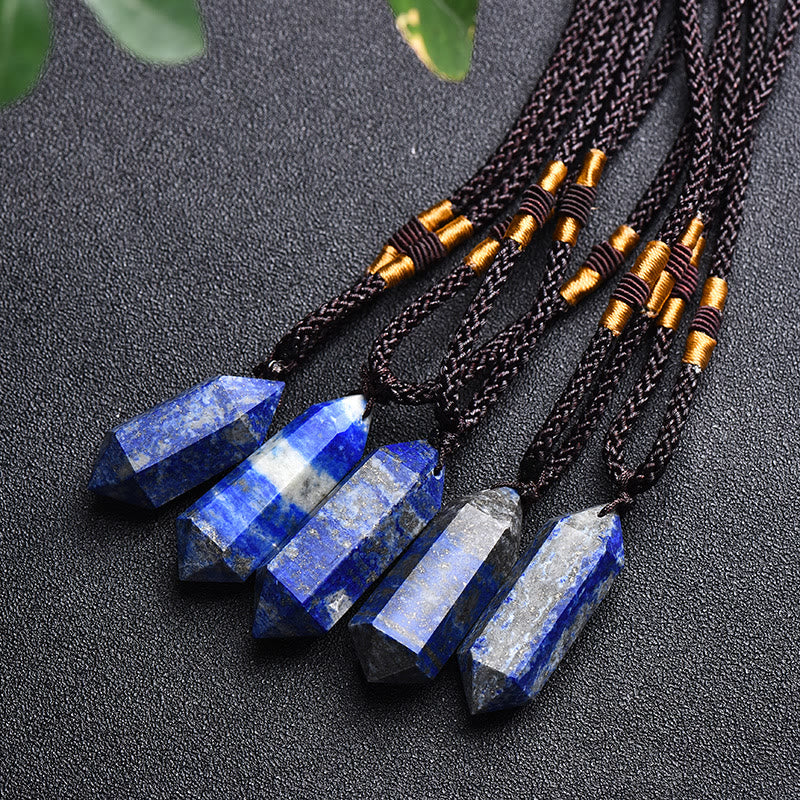 Amethyst Pendant Necklace – Natural Crystal Design with Elegant Adjustable Chain