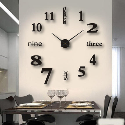 Wall Clock – Minimalist Modern Design with Clear Display & Silent Quartz Movement