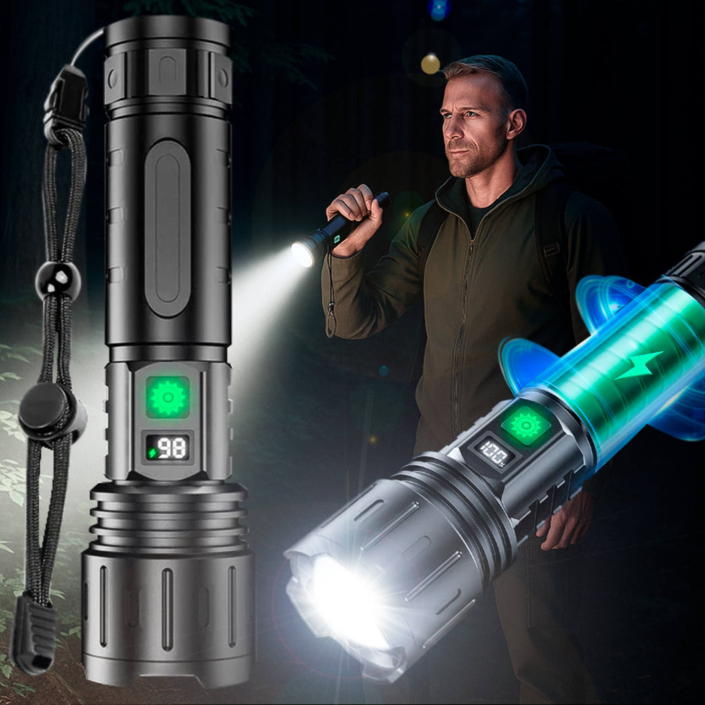 100000 lumen zaklamp 0