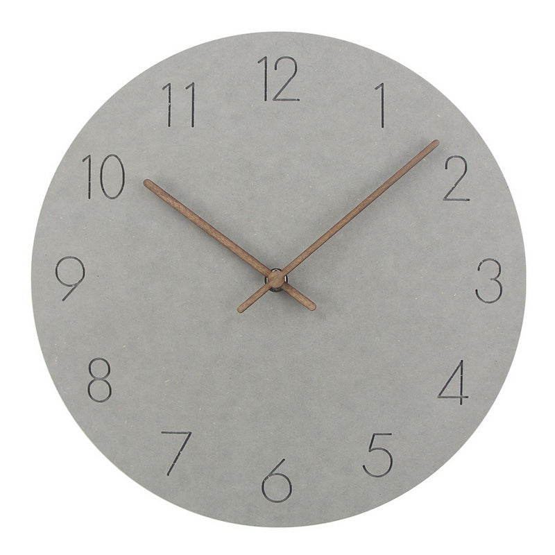 Minimalistisk norsk vægdekoration Stille Klok 29 cm