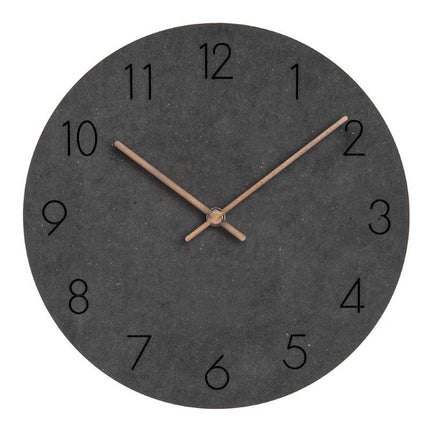 Wall Clock – Scandinavian Minimalist Wooden Design with Silent Quartz Movement