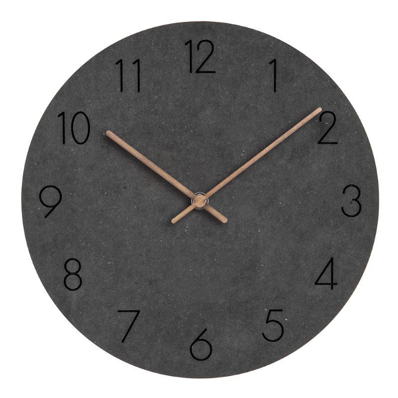 Minimalistisk norsk vægdekoration Stille Klok 29 cm