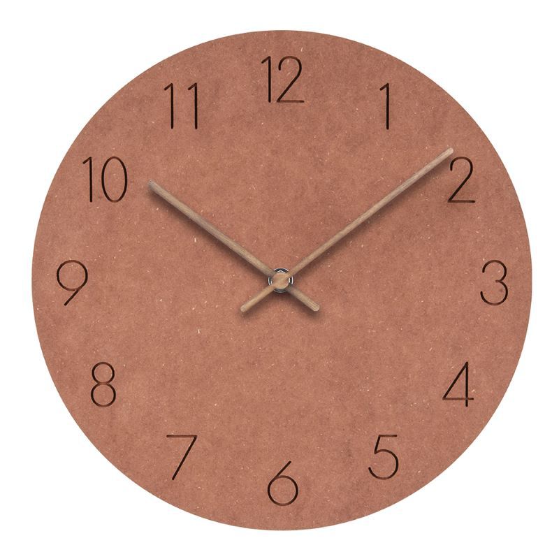 Minimalistisk norsk vægdekoration Stille Klok 29 cm