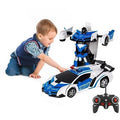 Voiture Transformable RC – Jouet 2-en-1 Passionnant pour Enfants avec Mode Voiture et Robot