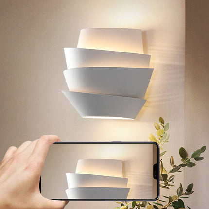 Modern Wall Light – Scandinavian Metal Sconce with Dual Light Points for Warm Ambience