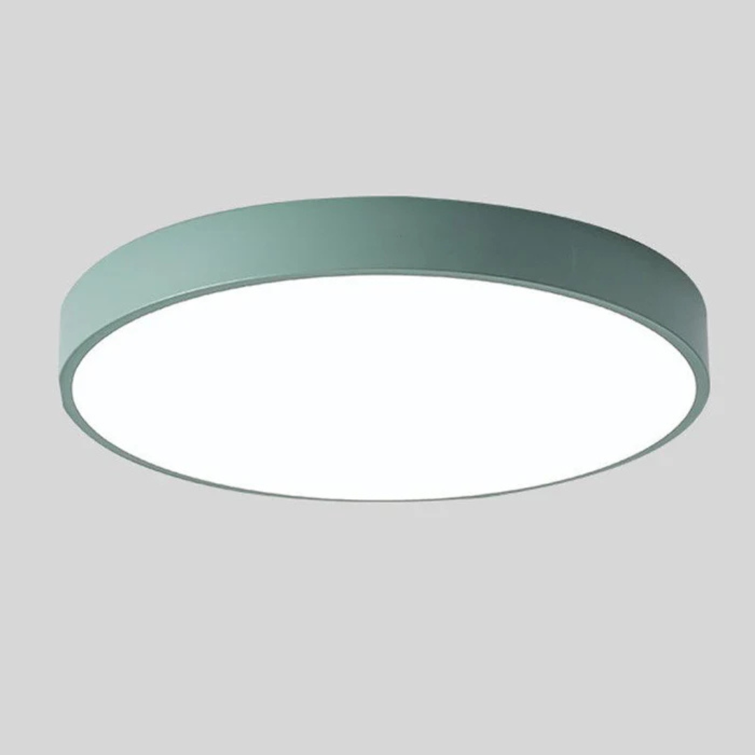 Delos – Scandinavisk Træ LED Plafondlampe med Energieffektiv Belysning