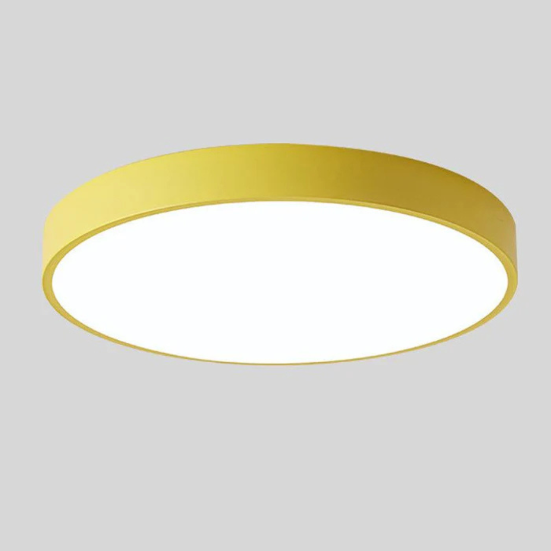 Delos – Scandinavisk Træ LED Plafondlampe med Energieffektiv Belysning