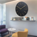 Horloge murale – Design moderne minimaliste avec mouvement à quartz silencieux pour intérieurs stylés