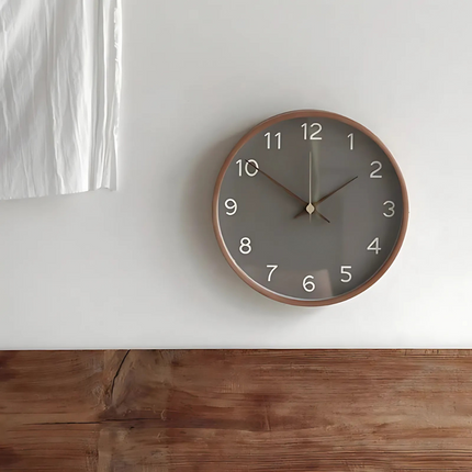 Wall Clock – Silent Quartz Movement with Modern Minimalist Design for Calm Interiors