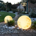 Lampe lune extérieure – Lueur LED chaude douce avec design rechargeable et résistant aux intempéries