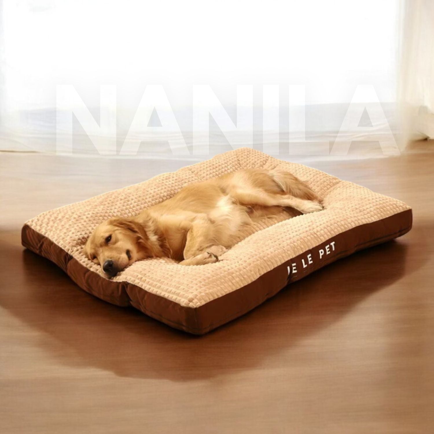 Orthopedic Dog Bed – Supportive Foam Cushion with Soft Washable Cover for Deep Relaxation