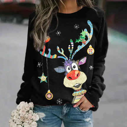 Christmas Sweater – Soft Knitted Fabric with Festive Design & Comfortable Fit