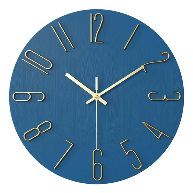 Wall Clock – Minimalist Modern Design with Silent Quartz Movement for Stylish Interiors