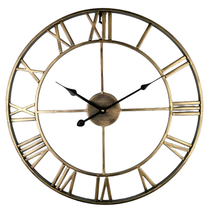 Wall Clock – Modern 3D Metal Design with Silent Quartz Movement for Stylish Interiors