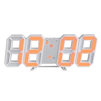LED Wall Clock – Modern 3D Digital Display with Adjustable Lighting for Stylish Interiors
