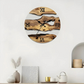Horloge murale – Design acrylique minimaliste avec mouvement quartz silencieux pour intérieurs modernes