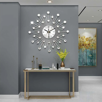 Wall Clock – Minimalist Metal Design with Silent Quartz Movement for Modern Interiors