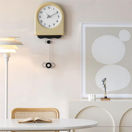 Pendulum Wall Clock – Modern Acrylic Design with Silent Movement for Elegant Interiors