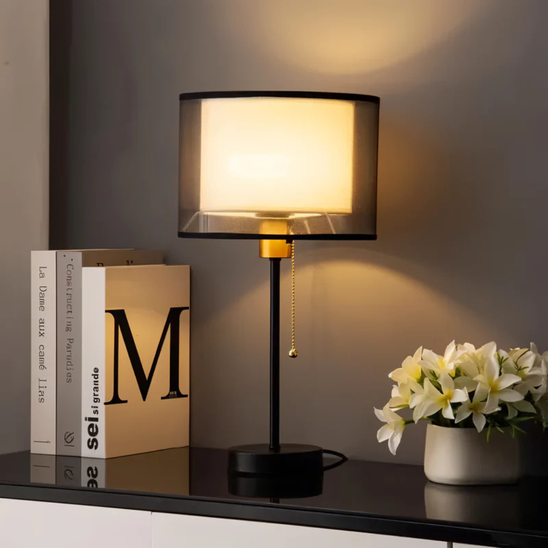 Lumis - Glasbordlampe med varmt LED-lys