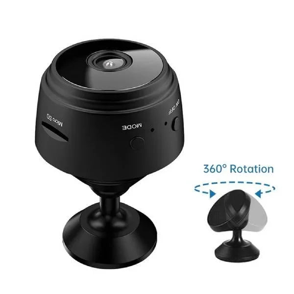 HD Wireless Rear-View Camera with Magnetic Mount and 360° Adjustable Positioning for Easy Parking