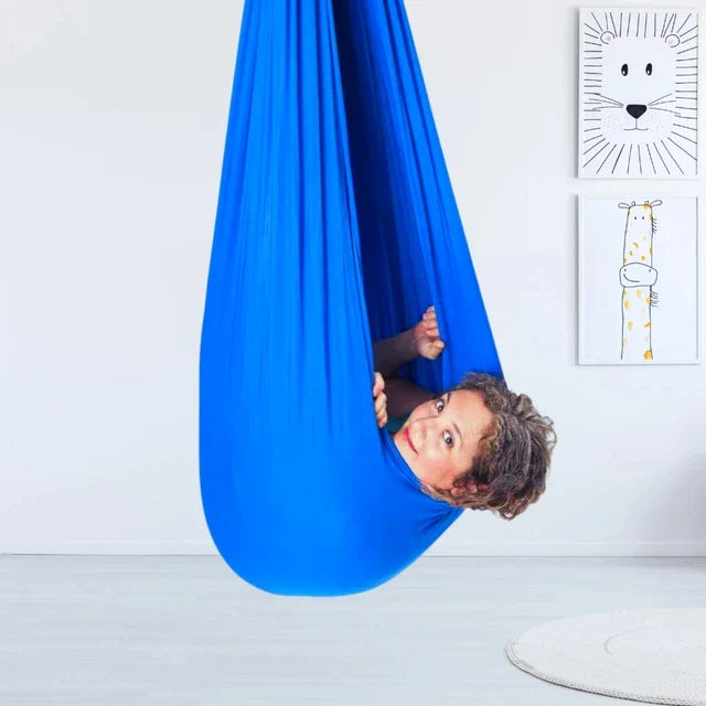 Balançoire sensorielle intérieure – Hamac suspendu durable pour jeu relaxant et mouvements doux